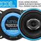 speakers coaxial car 130mm 5.25" 200 watt full-range PAIR RCX525 RECOIL Echo-Series