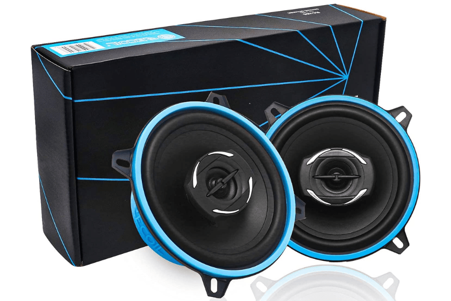 speakers coaxial car 130mm 5.25" 200 watt full-range PAIR RCX525 RECOIL Echo-Series