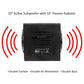 Active Subwoofer Speakers with Passive Radiator & Built-in 600W Amplifier RECOIL
