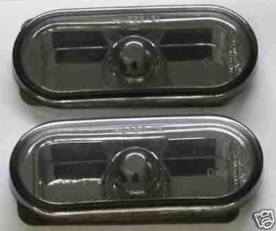 Seat Leon Mk2 2005 onwards Black Smoked Mirror Side Repeaters 1 Pair