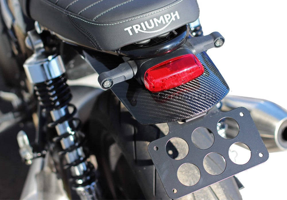 mud guard rear wheel fairing hugger carbon fibre triumph speed twin 2020-onwards
