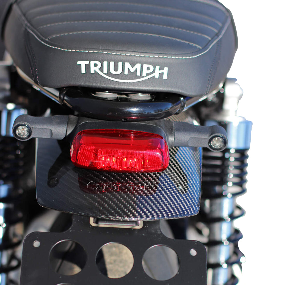 mud guard rear wheel fairing hugger carbon fibre triumph speed twin 2020-onwards