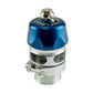 Blow Off Valve Vee Port Pro Blue Billet Aluminium White Spring rated -21 to -19 InHg