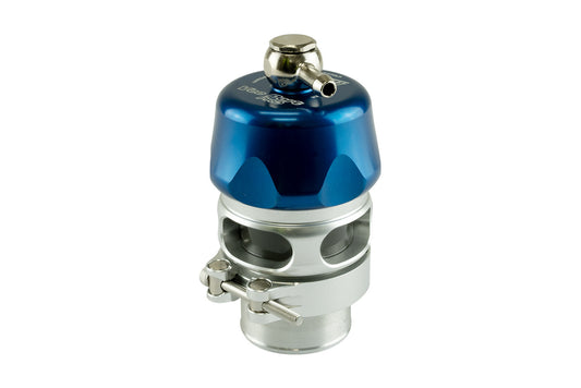 Blow Off Valve Vee Port Pro Blue Billet Aluminium White Spring rated -21 to -19 InHg