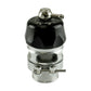 Blow Off Valve Vee Port Pro Black Billet Aluminium White Spring rated -21 to -19 InHg