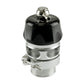 Blow Off Valve Vee Port Pro Black Billet Aluminium White Spring rated -21 to -19 InHg