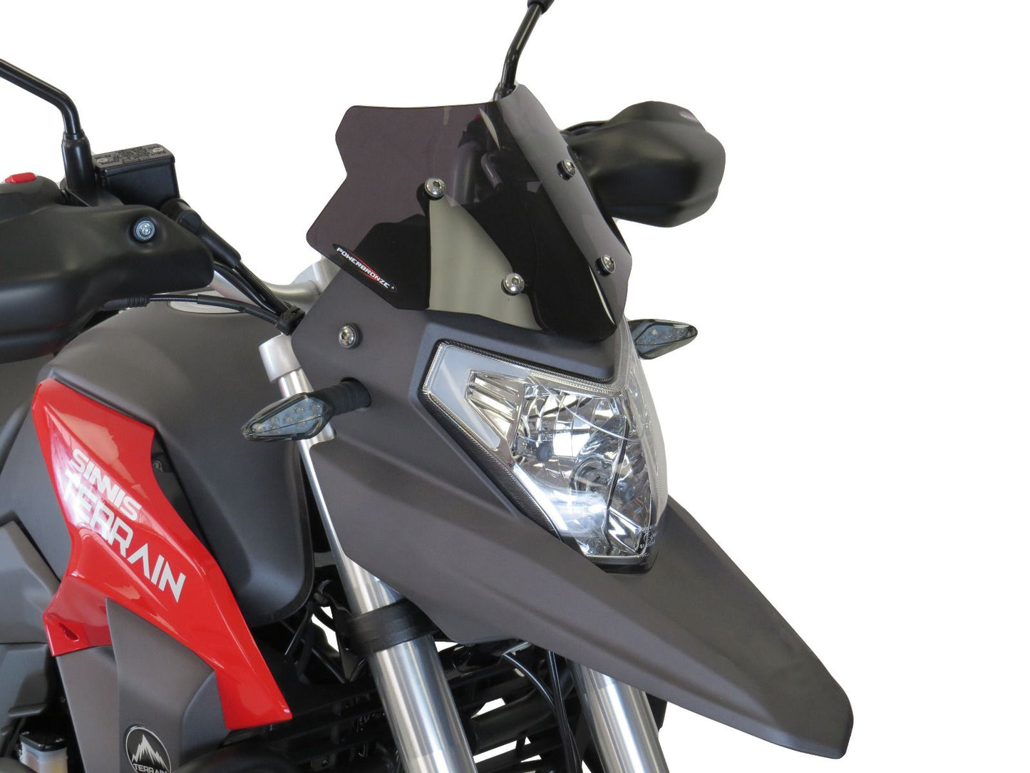 Adventure Sports Screen Windshields SINNIS ,TERRAIN 125, 2017 To Present (200 MM HIGH)