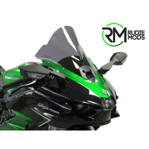 Power Bronze Airflows Screen Wind Deflectors Fly Kawasaki, H2 SX 2023 To 2024, H2 SX SE 2023 To 2024 (EXTRA HIGH)