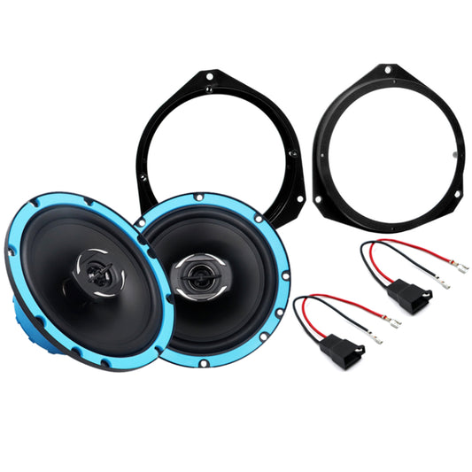 6.5 Inch coaxial speaker upgrade fitting kit Citroen, Fiat, Vauxhall RECOIL