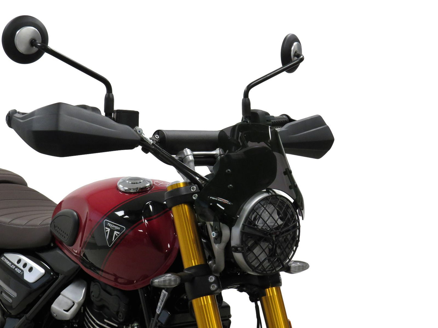 Light Screen wind fly deflector triumph Scrambler 400 X, Speed 400 2024 (155 MM)