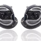 Mini R55 and R56 2007-2013 LED Indicator Light Bar DRL Projector Headlights