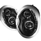 Mini 2001-2006 R50, R52 and R53 Black LED Projector DRL Daylight Running Lights