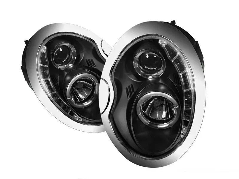 Mini 2001-2006 R50, R52 and R53 Black LED Projector DRL Daylight Running Lights