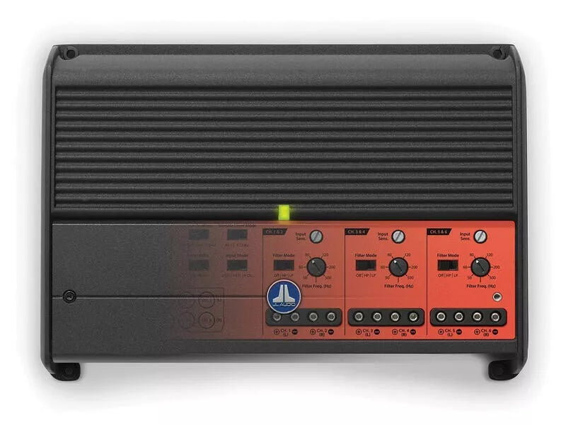 JL Audio XDM600/6-24V 6-Channel Class D Full-Range Car / Marine Amplifier- NEW!