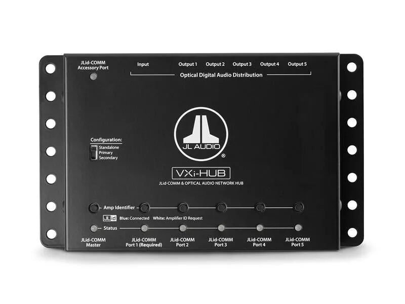 JL Audio VXi-HUB JLid Comm & Optical Audio Network Hub for VXi Amps Amplifiers