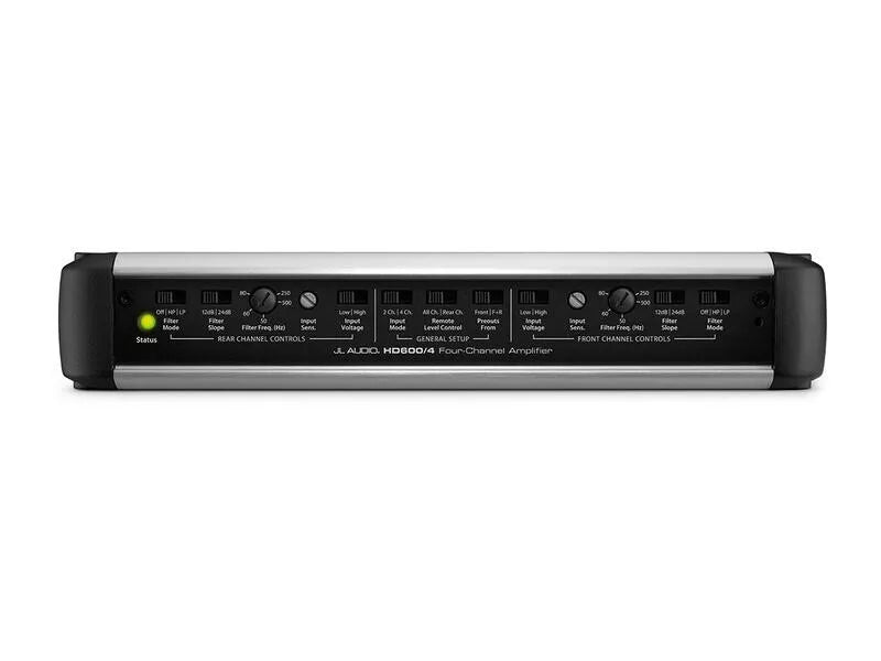 JL Audio HD600/4 4-Channel Class D Full-Range Amplifier, 150 W x 4 @ 1.5-4 Ω