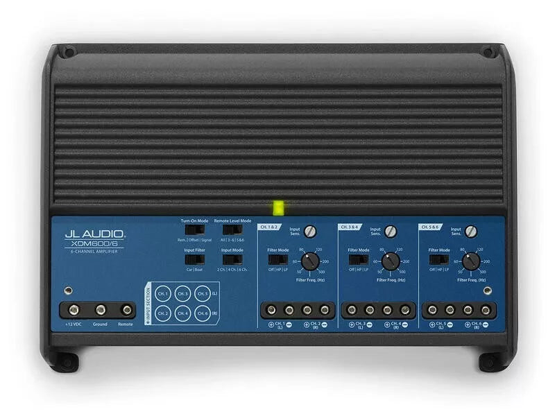 JL Audio XDM600/6 6-Channel Class D Full-Range Car / Marine Amplifier