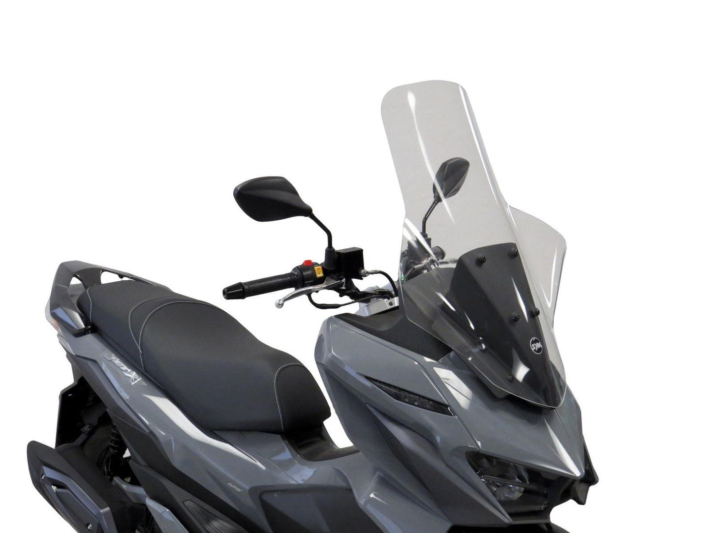 Scooter Screen wind fly deflector SYM JET X, 21-25 (WITH HAND BLISTERS 710 MM HIGH)