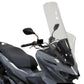 Scooter Screen wind fly deflector SYM JET X 21-25 WITH HAND BLISTERS 810 MM HIGH