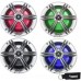 Stinger Marine 6.5” Silver Coaxial Marine Speakers with Built in Multi-Colour RGB Lighting
