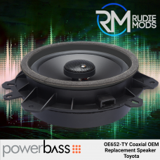 PowerBass OE652-TY OEM Replacement Coaxial Speakers for Toyota & Lexus Vehicles