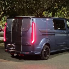 Transit Custom Van MK2 2018 On Sequential Indicator LED Rear Lights Smoked