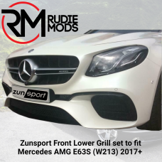 Zunsport ZMC68817B Front Lower Grill set to fit Mercedes AMG E63S (W213) 2017+ 