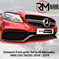Zunsport Front grille Set to fit Mercedes AMG C63 (W205) 2016 - 2018