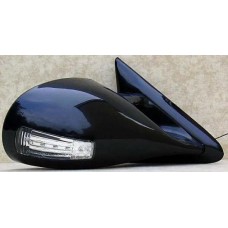 Black M3 Style Mirrors With Led Indicators Electric-BLM3LEDELEC