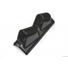 Double 52mm Gauge Right Hand Drive Pillar Mount Pod Holder Gloss Black