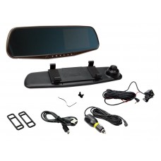 Connects2 CAM-KIT7 Clip on Mirror with built in DVR Camera plus Rear Reverse Cam