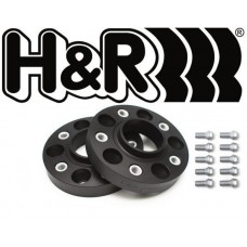 H&R Blackline 20mm Hubcentric Wheel Spacers VW Golf Mk4 inc R32 5x100