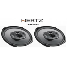 Hertz UNO X690 - 6"x9" 4-Way Car Audio Coaxial Shelf Speakers 340W