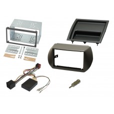 InCarTec FK-369 Fiat Fiorino 2008 On Double Din Stereo Fitting Kit