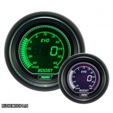 Prosport 52mm EVO Car BOOST PSI Gauge Green and White LCD Digital Display