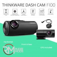 Thinkware F100 Front and Rear Internal Dash Accident Camera 1080P GPS Hardwired