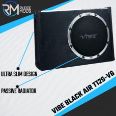 Vibe Blackair T12S-V6 Bass Box 8" Subwoofer With 12" Passive Subwoofer