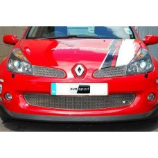 Zunsport Renault Clio Sport 197 2005-2013 Front Stainless Polished Grille Set