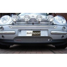 Zunsport Mini One 2001-2006 Front BLACK Stainless Grille Without Center Bar