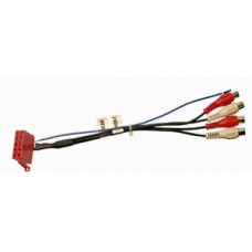 Line Out Adapter 10 Pin ISO to RCA Head Unit Wiring Harness