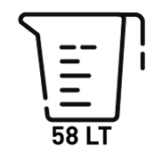 58 Liters