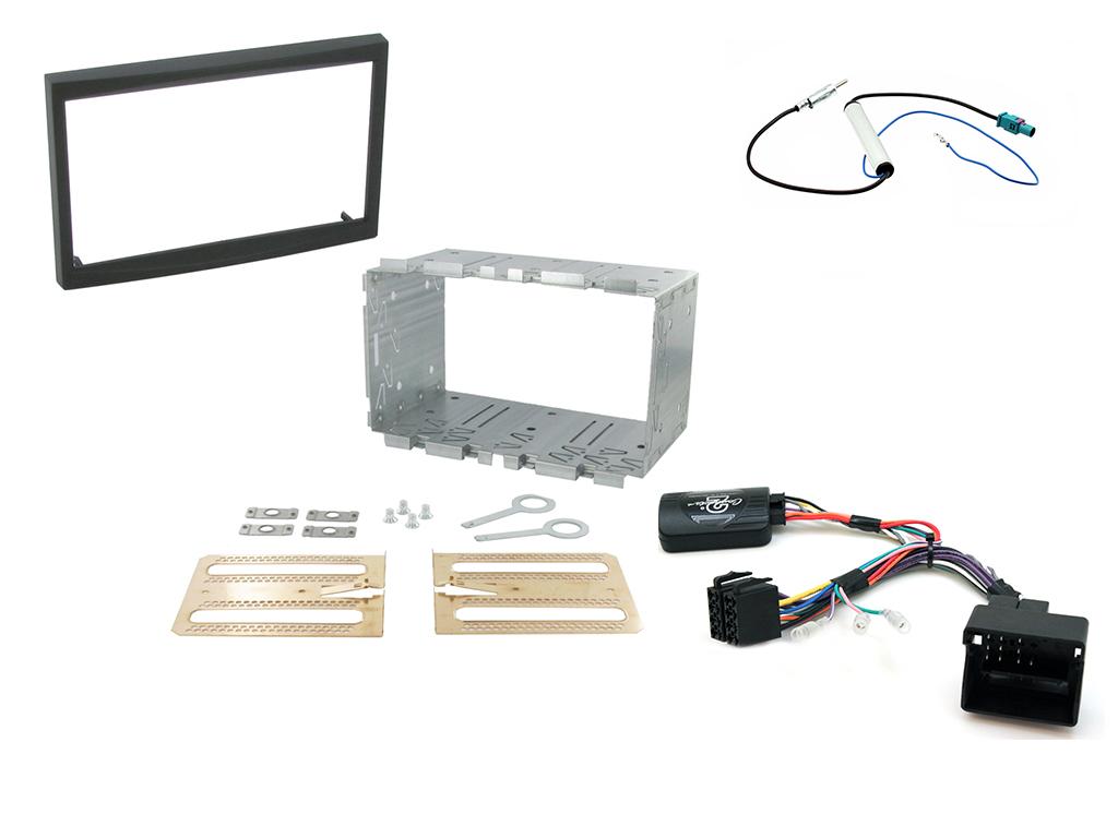 CTKPE03 Peugeot 207 Complete Double Din Stereo Fascia Harness Fitting Kit 
